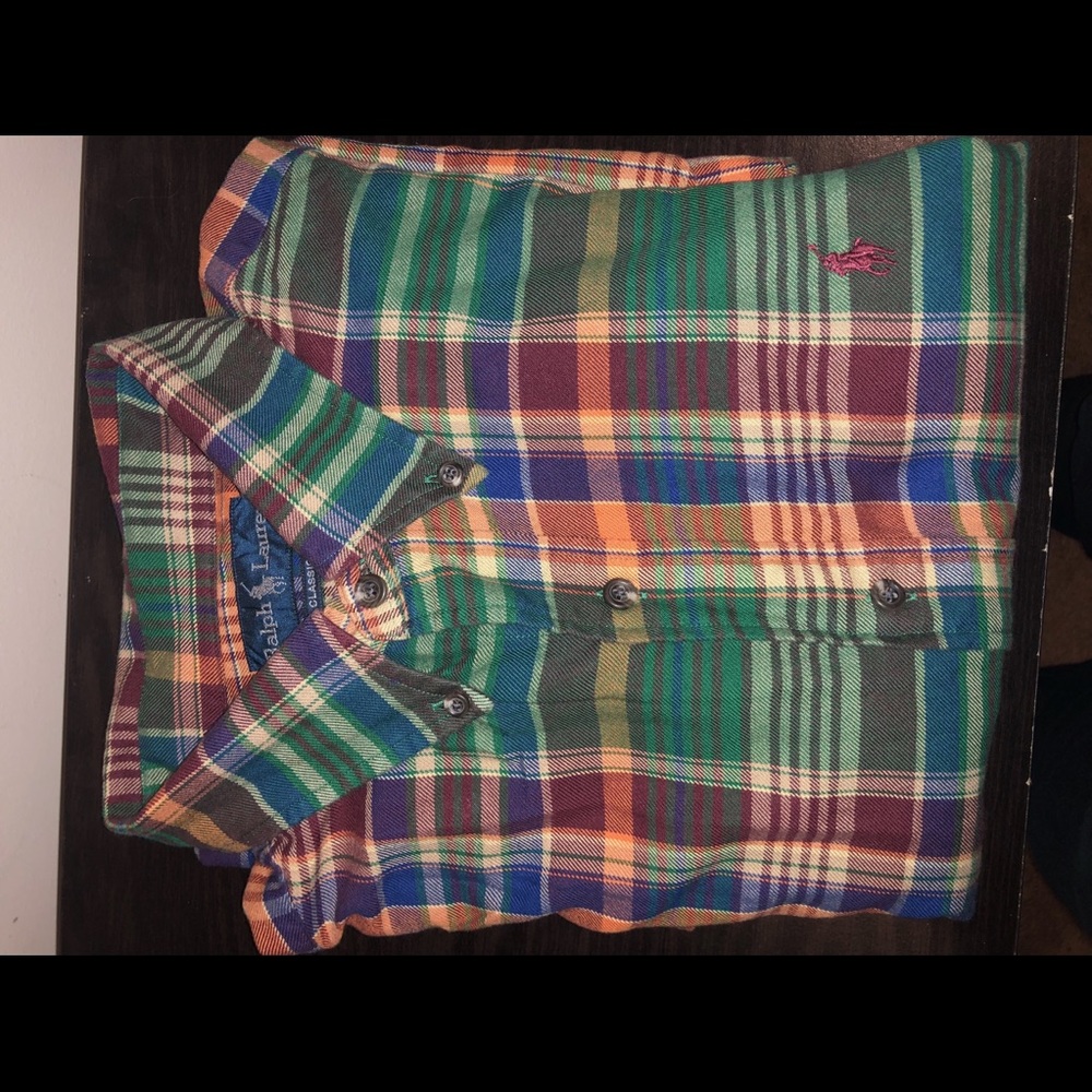 XL POLO RALPH LAUREN MULTICOLOR FLANNEL